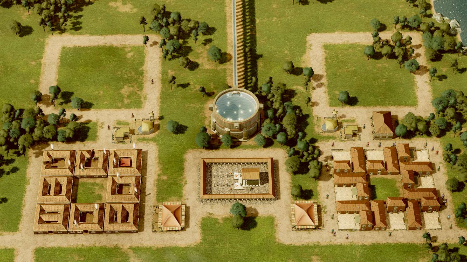 A basic city layout in Citadelum