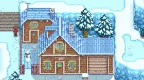 Robins Carpenter Shop in Stardew Valley