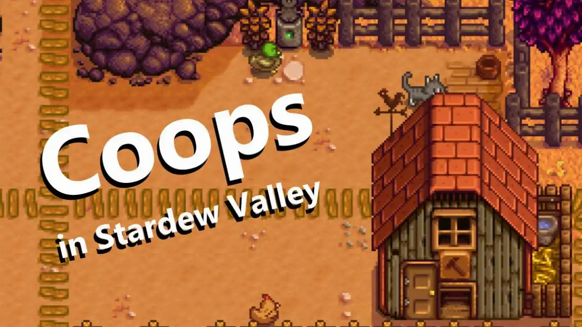 Header image for post Stardew Valley Coops: A Beginner’s Guide to raising Chickens (and more)