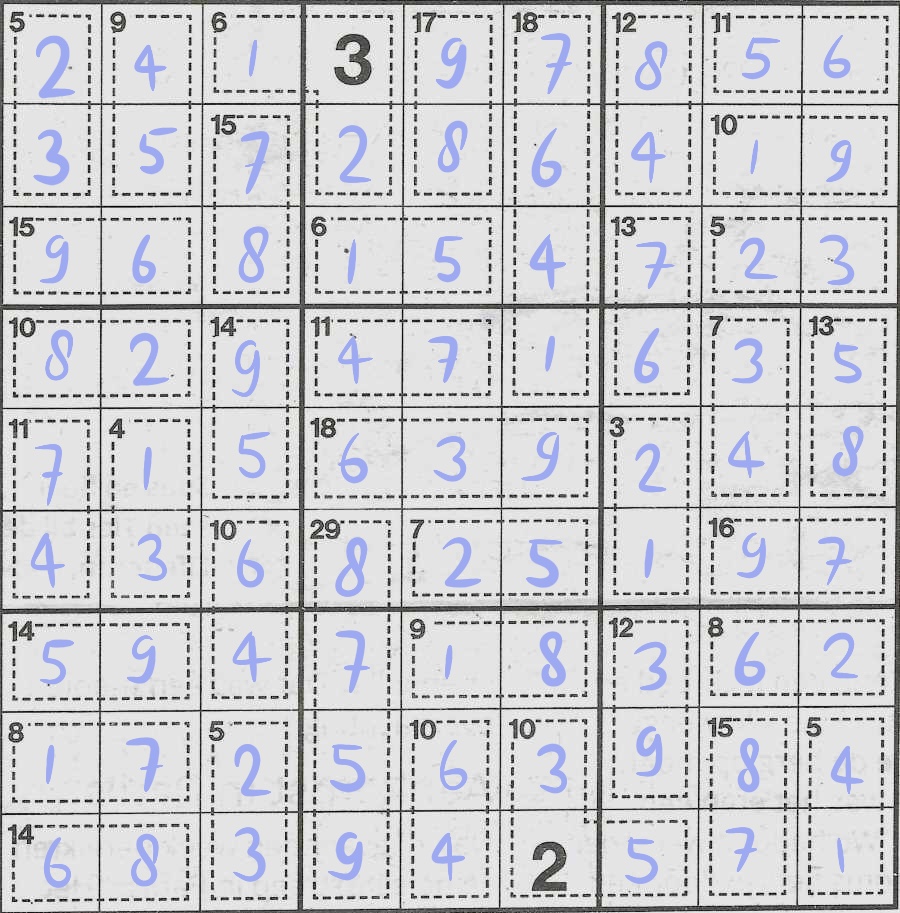 Solved Killer Sudoku for week 46, 2024